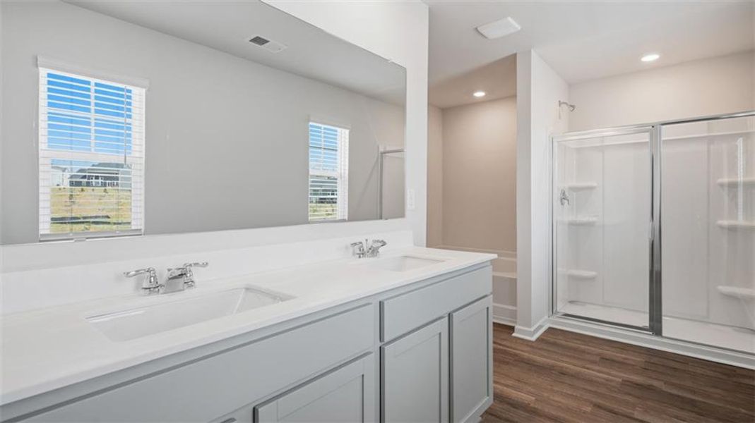 Furnished interior view inside a new home in Twin Lakes, Hoschton (Image 5).