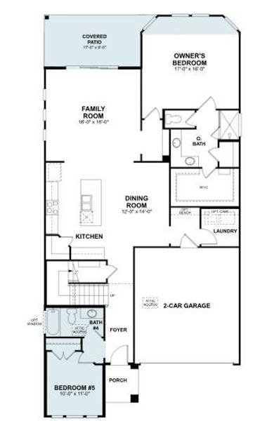 2D floor plan layout of this home in Cedar Brook, Leander, TX (Image 3). 2D floor plan layout of this home in Cedar Brook, Leander, TX (Image 3).