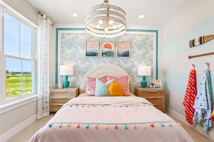 Furnished interior view inside a new home in , San Antonio (Image 31).