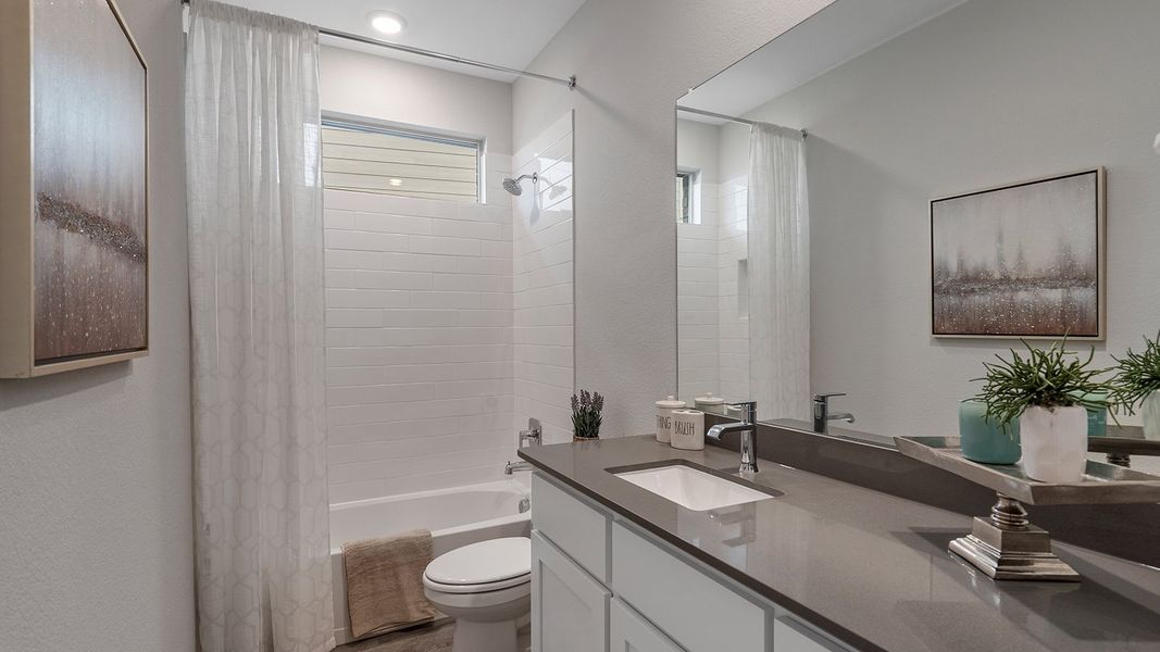 Furnished interior view inside a new home in Morningstar, Aledo (Image 38).