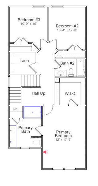 2D floor plan layout of this home in Central Creek, Goose Creek, SC (Image 2). 2D floor plan layout of this home in Central Creek, Goose Creek, SC (Image 2).