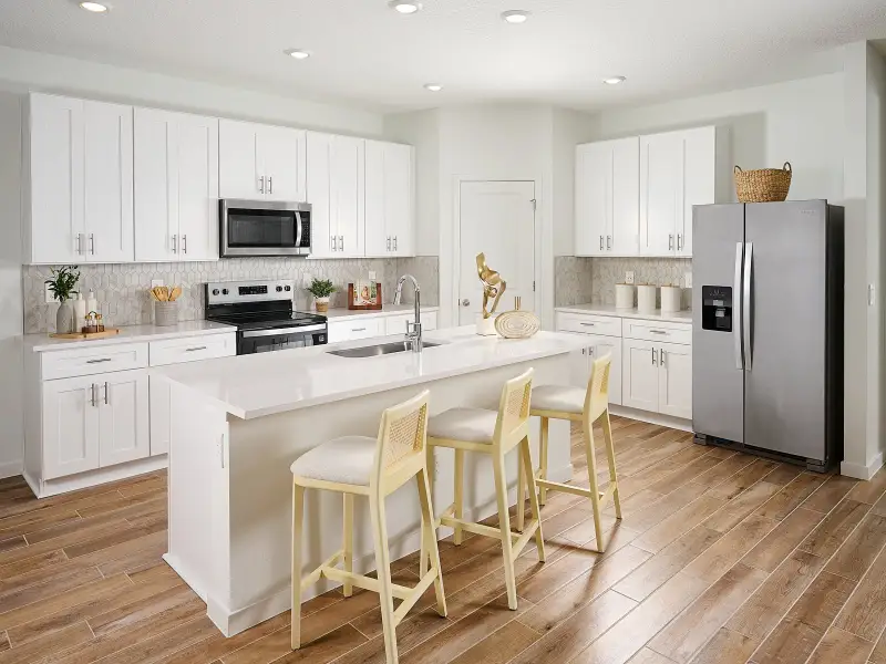 Furnished interior view inside a new home in Azalea Creek, Jacksonville (Image 3).