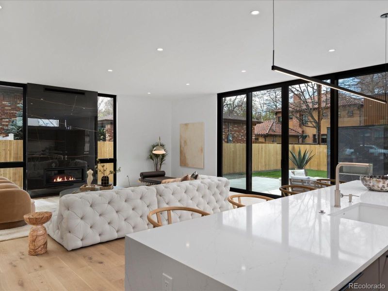 Furnished interior view inside a new home in , Denver (Image 13).