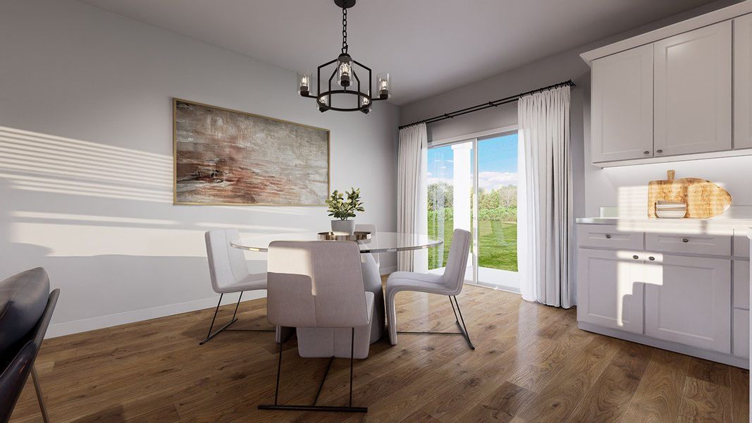 Representative furnished interior of a home built from the Poplar by D.R. Horton in The Cove at Mallard Crossing, Summerville (Image 7). Representative furnished interior of a home built from the Poplar by D.R. Horton in The Cove at Mallard Crossing, Summerville (Image 7).