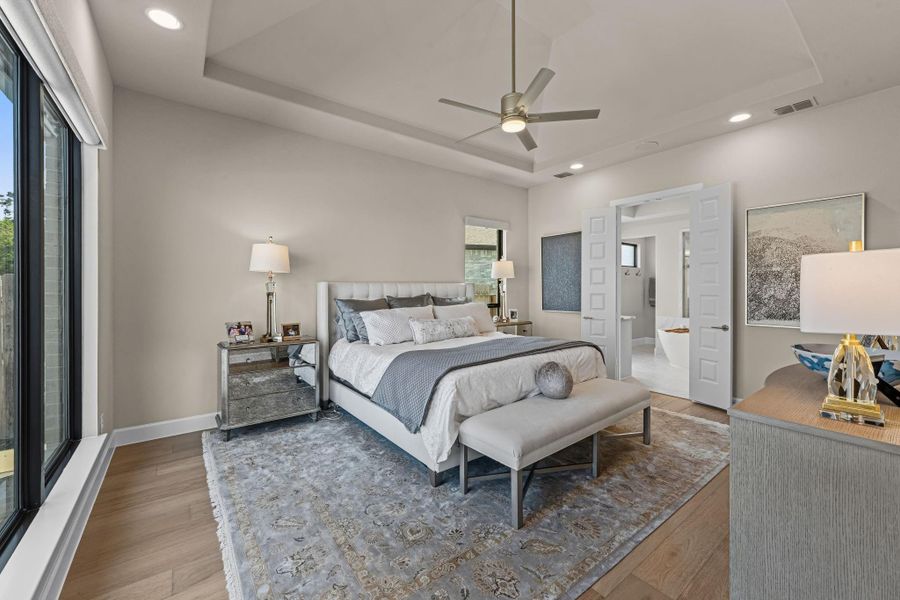 Furnished interior view inside a new home in , Fulshear (Image 34).