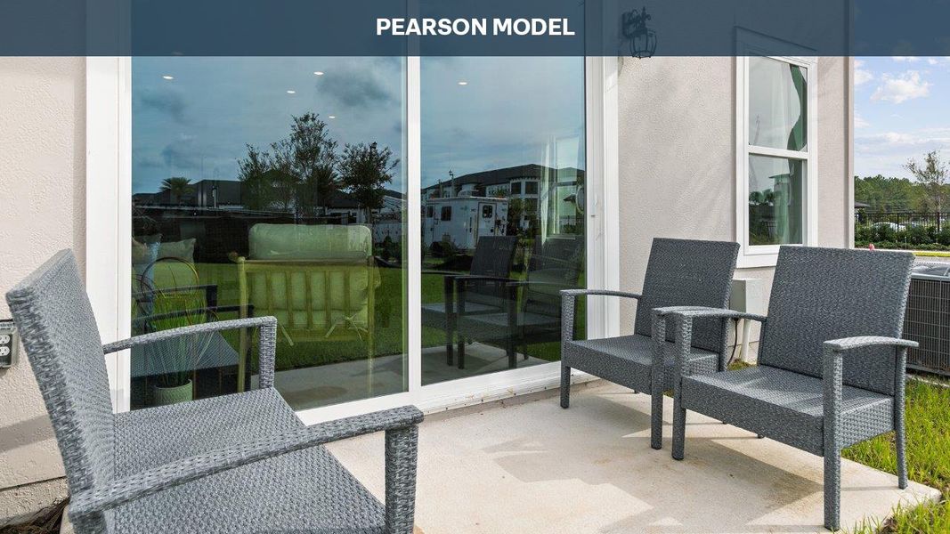 Representative furnished interior of a home built from the PEARSON by D.R. Horton in Bridle Creek Townhomes, Jacksonville (Image 25).