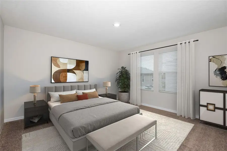 Furnished interior view inside a new home in Pasadena Woods, Dade City (Image 7).