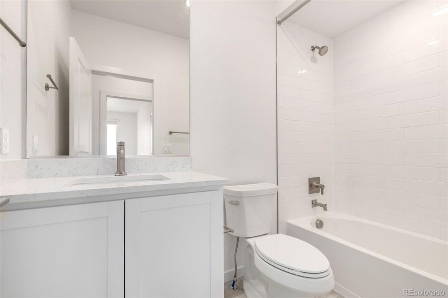 Furnished interior view inside a new home in Gateway Commons, Denver (Image 6).