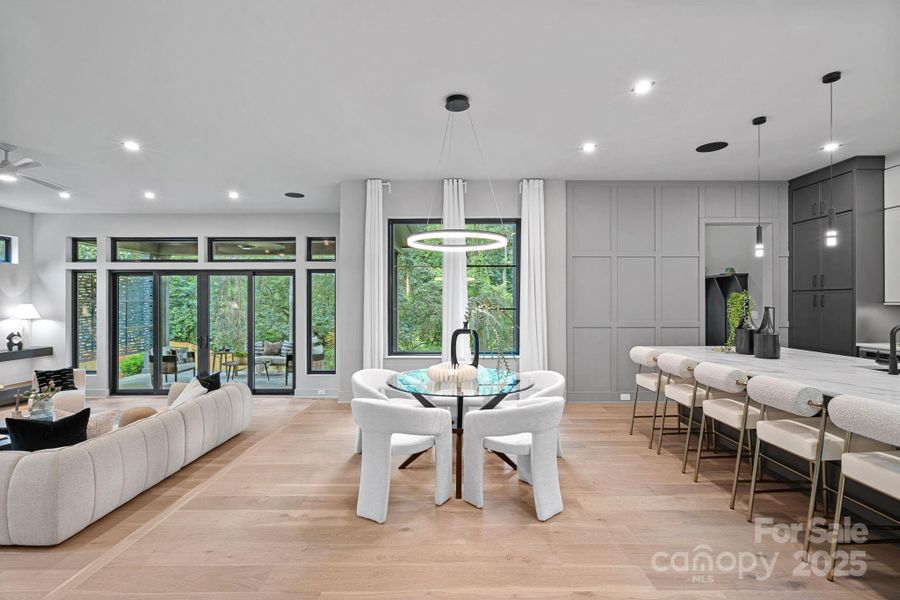 Furnished interior view inside a new home in , Charlotte (Image 7).