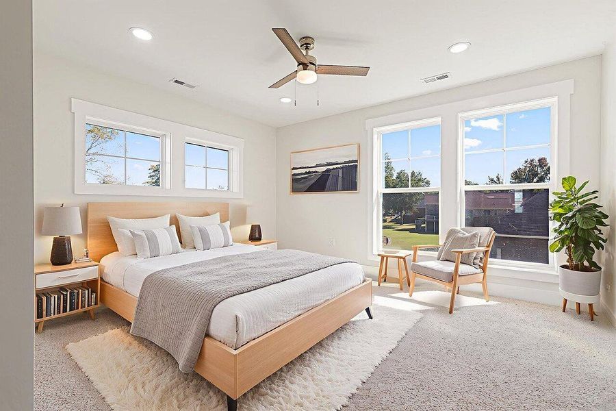 Furnished interior view inside a new home in , Manning (Image 16).