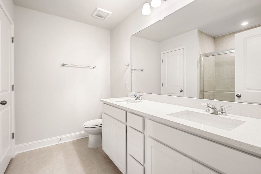 Furnished interior view inside a new home in Waterways, Richmond Hill (Image 6).