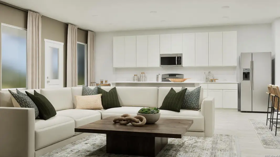 Furnished interior view inside a new home in David Estates, Portland (Image 13).