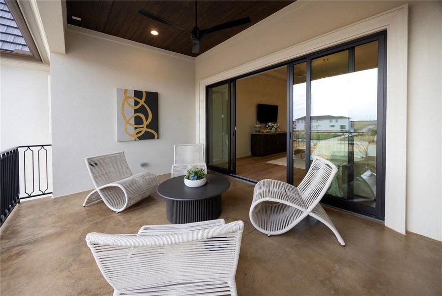 Exterior details and patio area of a home in , Southlake (Image 4).