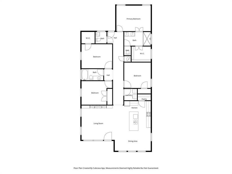 2D floor plan layout of this home in , Fort Worth, TX (Image 6).