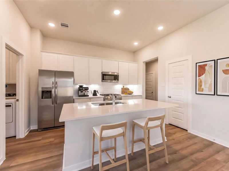 Furnished interior view inside a new home in River Ranch Meadows, Dayton (Image 7).