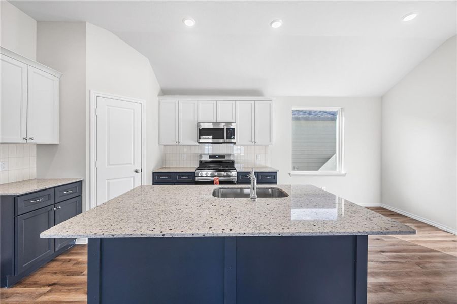 Furnished interior view inside a new home in Hill & Dale Ranch, Splendora (Image 4).