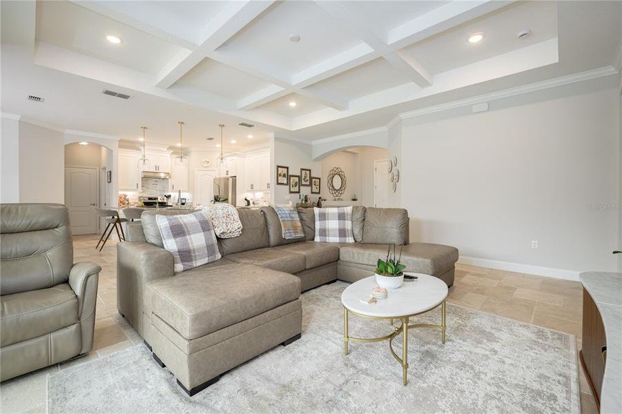 Furnished interior view inside a new home in , Palm Coast (Image 15).