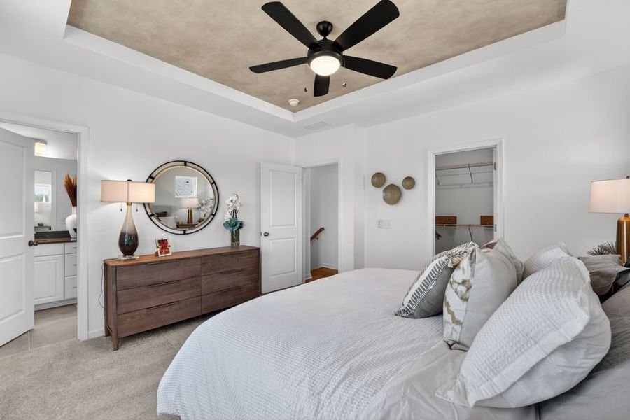 Furnished interior view inside a new home in Indian Trail Townhomes, Indian Trail (Image 18).