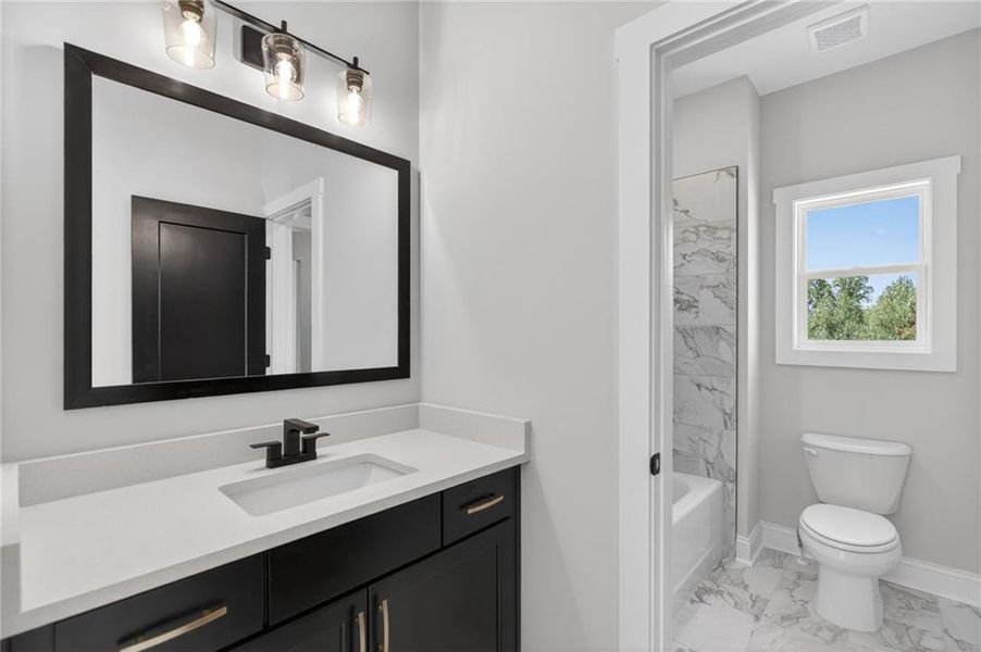 Furnished interior view inside a new home in The Meadows at Lake Circle, Buchanan (Image 18).