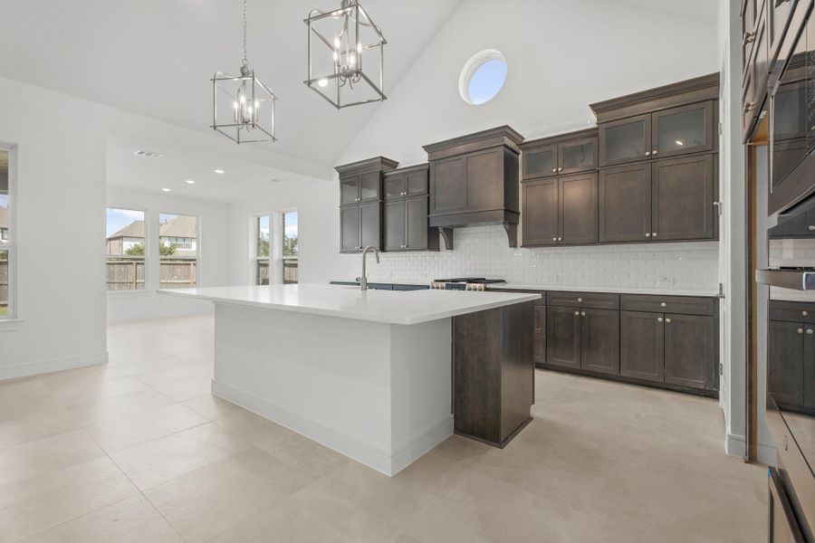 Furnished interior view inside a new home in Westland Ranch - 70' Homesites, League City (Image 9).