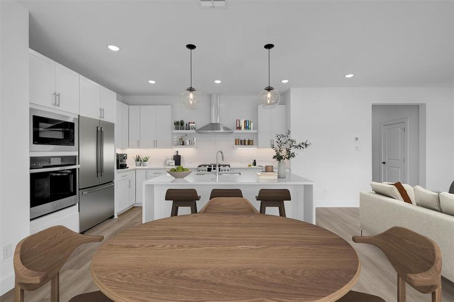 Furnished interior view inside a new home in Heritage Ranch, Sherman (Image 12).