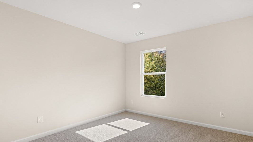 Representative unfurnished interior of a home built from the FLORA by D.R. Horton in Thompson Ridge, Dallas (Image 22). Representative unfurnished interior of a home built from the FLORA by D.R. Horton in Thompson Ridge, Dallas (Image 22).