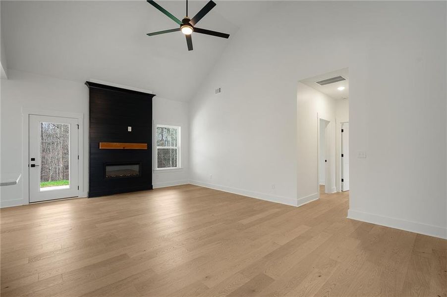 Spacious, unfurnished interior of a new home in , White (Image 24).