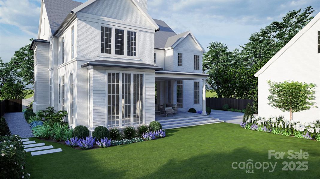 Front exterior of a new home in , Charlotte, NC, highlighting curb appeal (Image 6).