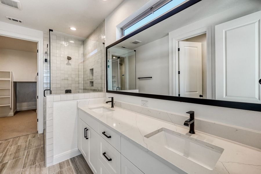 Furnished interior view inside a new home in The Porch at Du Pre, Buda (Image 4).