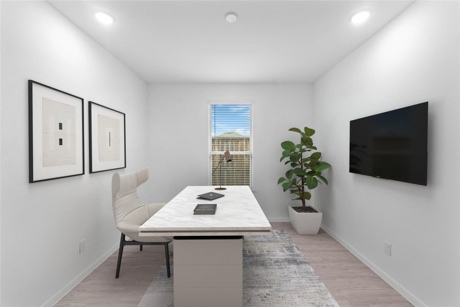 virtually staging - office