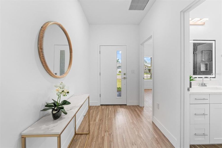 Furnished interior view inside a new home in , Orlando (Image 19). Furnished interior view inside a new home in , Orlando (Image 19).