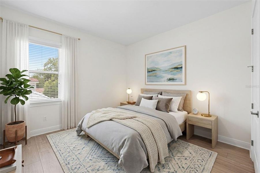 Furnished interior view inside a new home in , Tampa (Image 9). Furnished interior view inside a new home in , Tampa (Image 9).