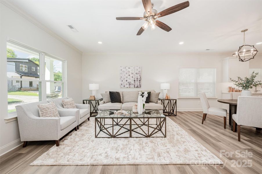 Furnished interior view inside a new home in , Kannapolis (Image 3). Furnished interior view inside a new home in , Kannapolis (Image 3).