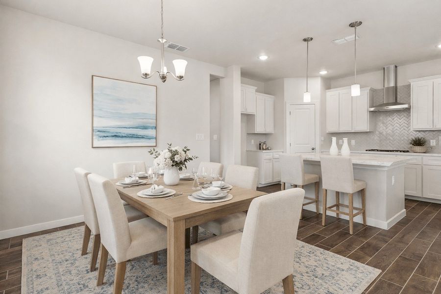 Furnished interior view inside a new home in Paloma Ranch, Harlingen (Image 8).