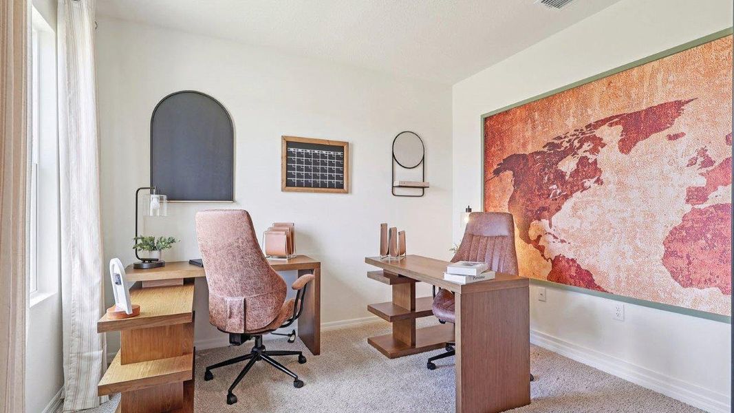 Furnished interior view inside a new home in Crosswinds, Haines City (Image 34).