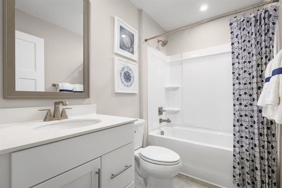 Furnished interior view inside a new home in Royal Oaks Single-Family Homes, Hardeeville (Image 11).