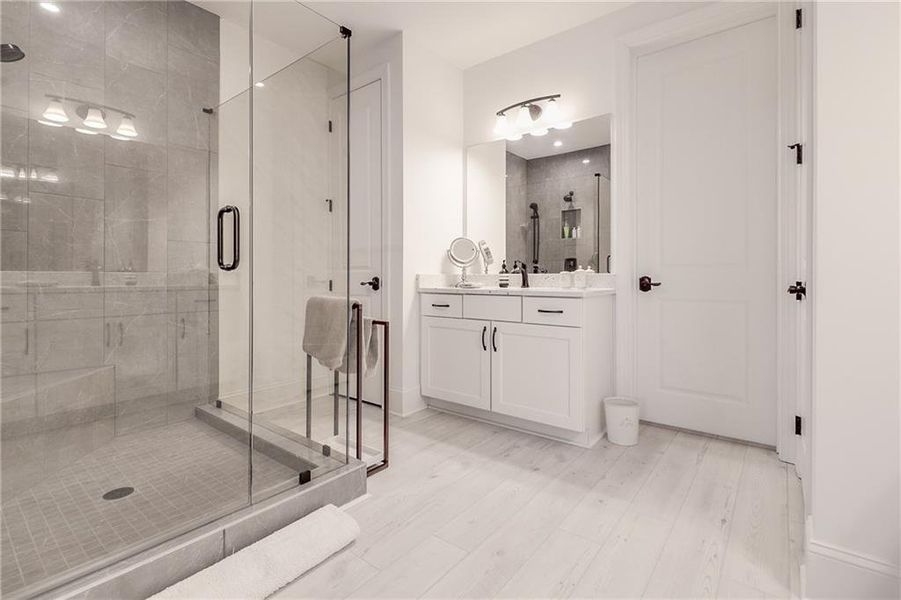 Furnished interior view inside a new home in , Hoschton (Image 8).