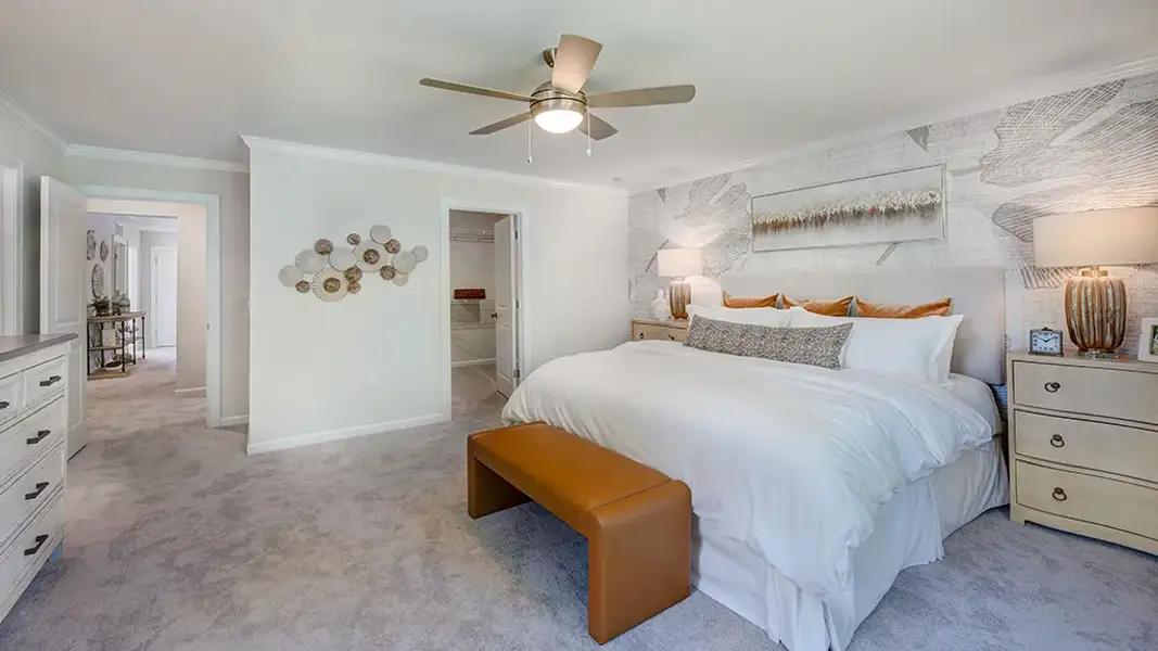 Furnished interior view inside a new home in Camden, Angier (Image 26). Furnished interior view inside a new home in Camden, Angier (Image 26).