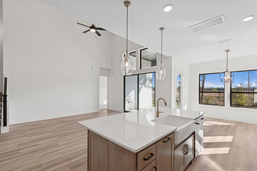 Furnished interior view inside a new home in ARTAVIA 50' Homesites, Conroe (Image 6).