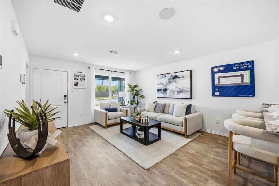 Furnished interior view inside a new home in Pineapple Square, Houston (Image 14).