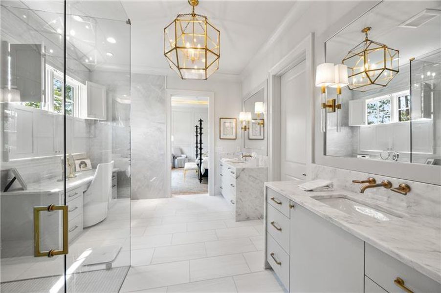 Furnished interior view inside a new home in , Alpharetta (Image 15).