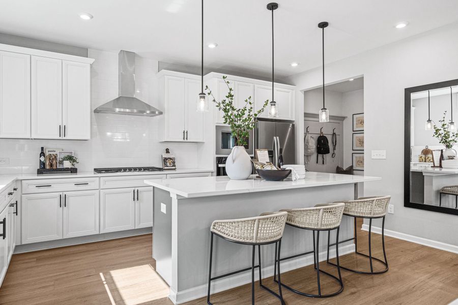 Representative furnished interior of a home built from the The Hickory A by Davidson Homes LLC in Wehunt Meadows, Hoschton (Image 15).