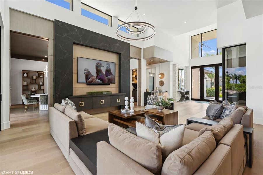 Furnished interior view inside a new home in , Fort Myers (Image 72).