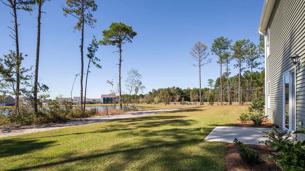 Exterior details and patio area of a home in Sidbury Station, Castle Hayne (Image 3).