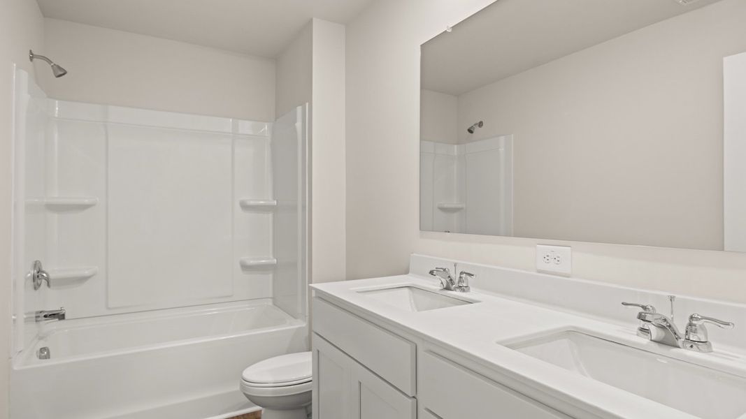 Furnished interior view inside a new home in The Reserve at Calcutta, Stockbridge (Image 8).