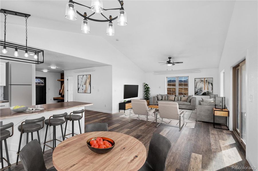 Furnished interior view inside a new home in , Westcliffe (Image 10). Furnished interior view inside a new home in , Westcliffe (Image 10).