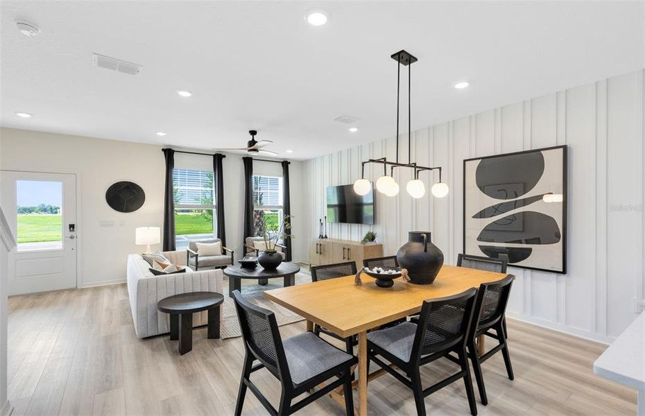 Furnished interior view inside a new home in Silverleaf Oaks, Winter Garden (Image 21). Furnished interior view inside a new home in Silverleaf Oaks, Winter Garden (Image 21).