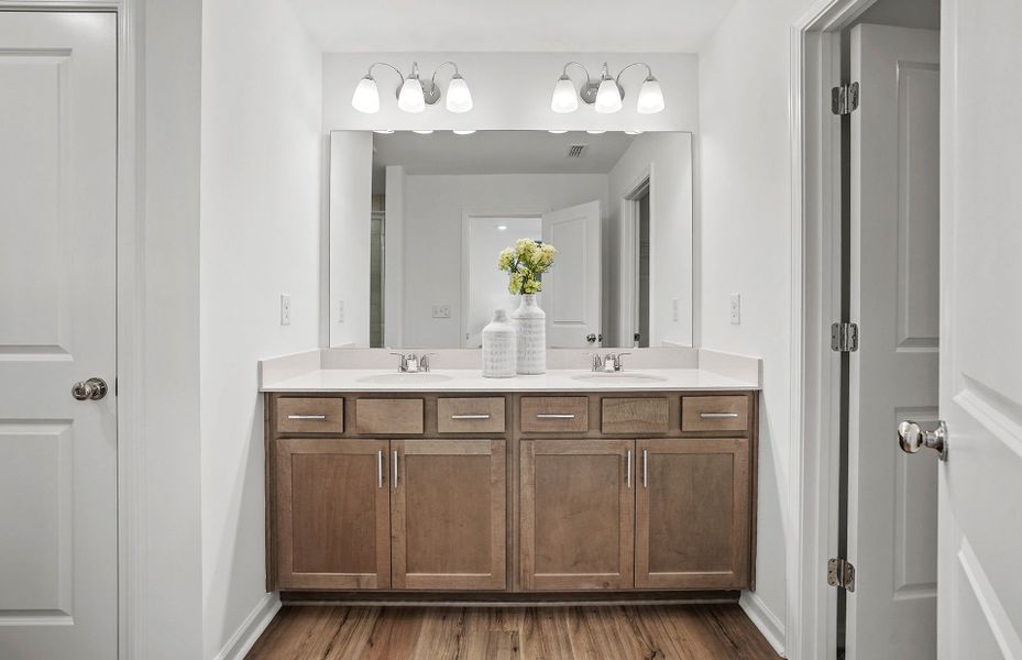 Representative furnished interior of a home built from the Landis by Pulte Homes in Mallard Park, Charlotte (Image 14).