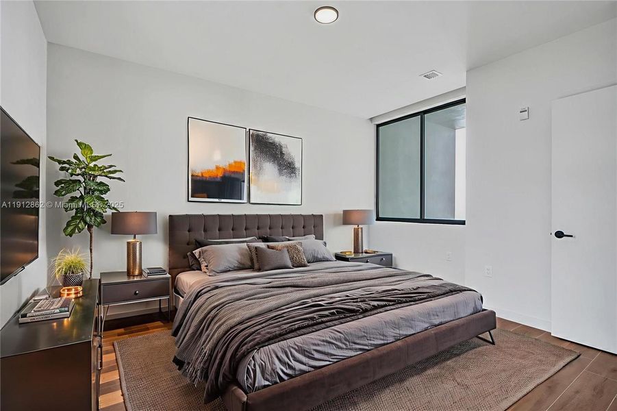 Furnished interior view inside a new home in , Miami (Image 8). Furnished interior view inside a new home in , Miami (Image 8).