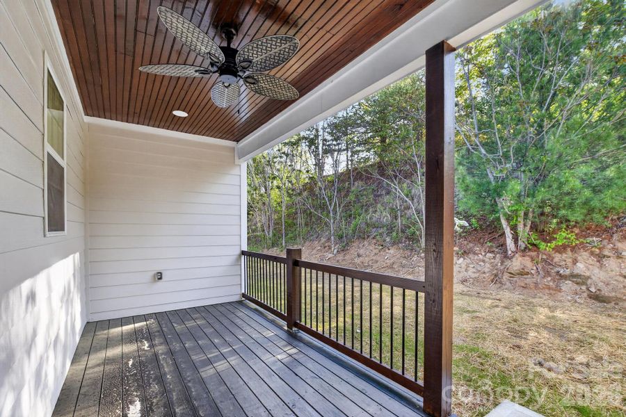 Exterior details and patio area of a home in , Lenoir (Image 25).